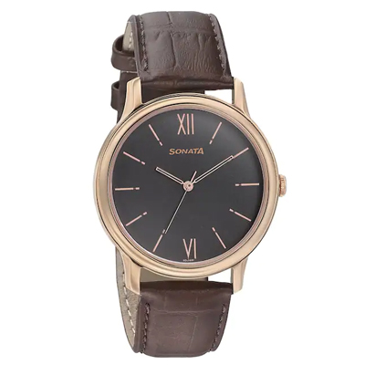 "Sonata Gents Watch 7128WL04 - Click here to View more details about this Product